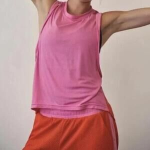 Free People Movement Nothing But Net Athletic Pink Tank - Size - Small. - NWT